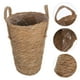 thumbnail image 2 of Flower Decorative Pot a mano Canasta de almacenamiento de flores hecha a mano Cantaje de tejido de paja, 2 of 7