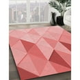 thumbnail image 2 of Ahgly Company Indoor Square Patterned Pastel Pink Area Rugs, 8' Square, 2 of 6