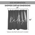 thumbnail image 7 of Creative Products Relax 2 71x74 Shower Curtain, 7 of 7