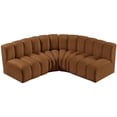 thumbnail image 4 of Meridian Furniture Arc Saddle Velvet Modular Sectional, 4 of 9