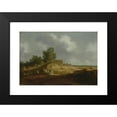 thumbnail image 2 of Pieter de Molijn 24x18 Black Modern Framed Museum Art Print Titled - Landscape with a Cottage (1629), 2 of 5