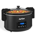 thumbnail image 2 of Sunvivi 8.5QT Programmable Slow Cooker with Locking Lid - Digital Display - Black, 2 of 9