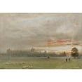 thumbnail image 3 of Albert Goodwin 18x14 Black Modern Framed Museum Art Print Titled - Windsor Castle (1913), 3 of 5
