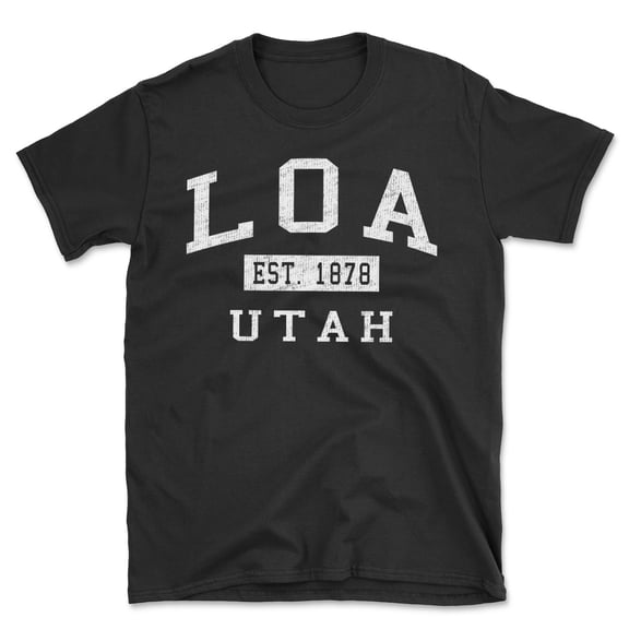 Loa Utah Classic Established Men's Cotton T-Shirt
