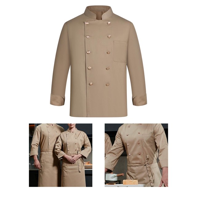 Uniforme unisex, abrigo de manga , chaqueta , monos de trabajo para cafetería, restaurante, hotel, catering, cocina SG Macarena Chaquetas de cocinero