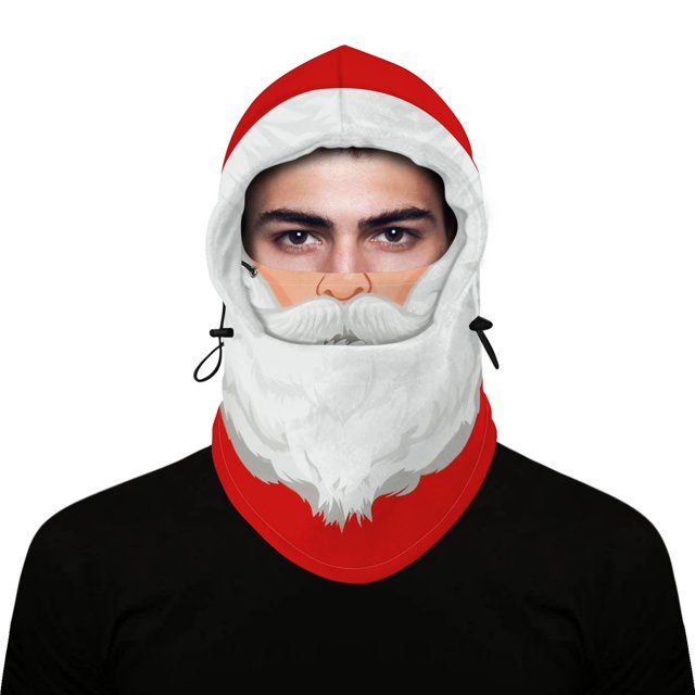 Sotocasco Sport Niños adultos pasamontañas estampado navideño ajustable cálido polar polar snowboard Tomshoo Sotocasco Sport