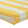 thumbnail image 2 of Outdoor Decor Cabana Stripe Print Bench Seat Cushion 48 x 18 in Yellow, 2 of 4