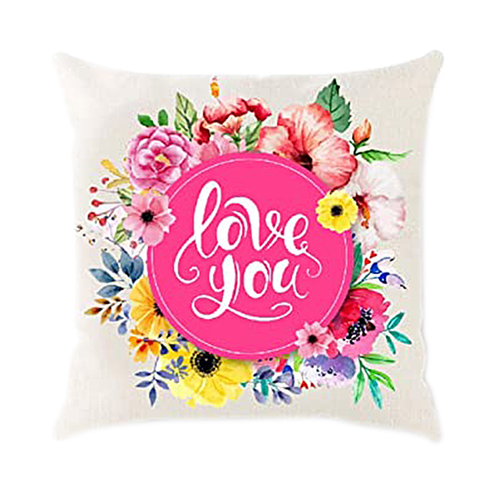 4pc 4PC Home Valentine's Day Pillowcase Decorative Pillow Case Creative