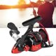 thumbnail image 5 of Metal Spinning Wheel Spool Sea Rod Lure Rock Fishing Long Shot Reel Tackle Black Red, 5 of 5