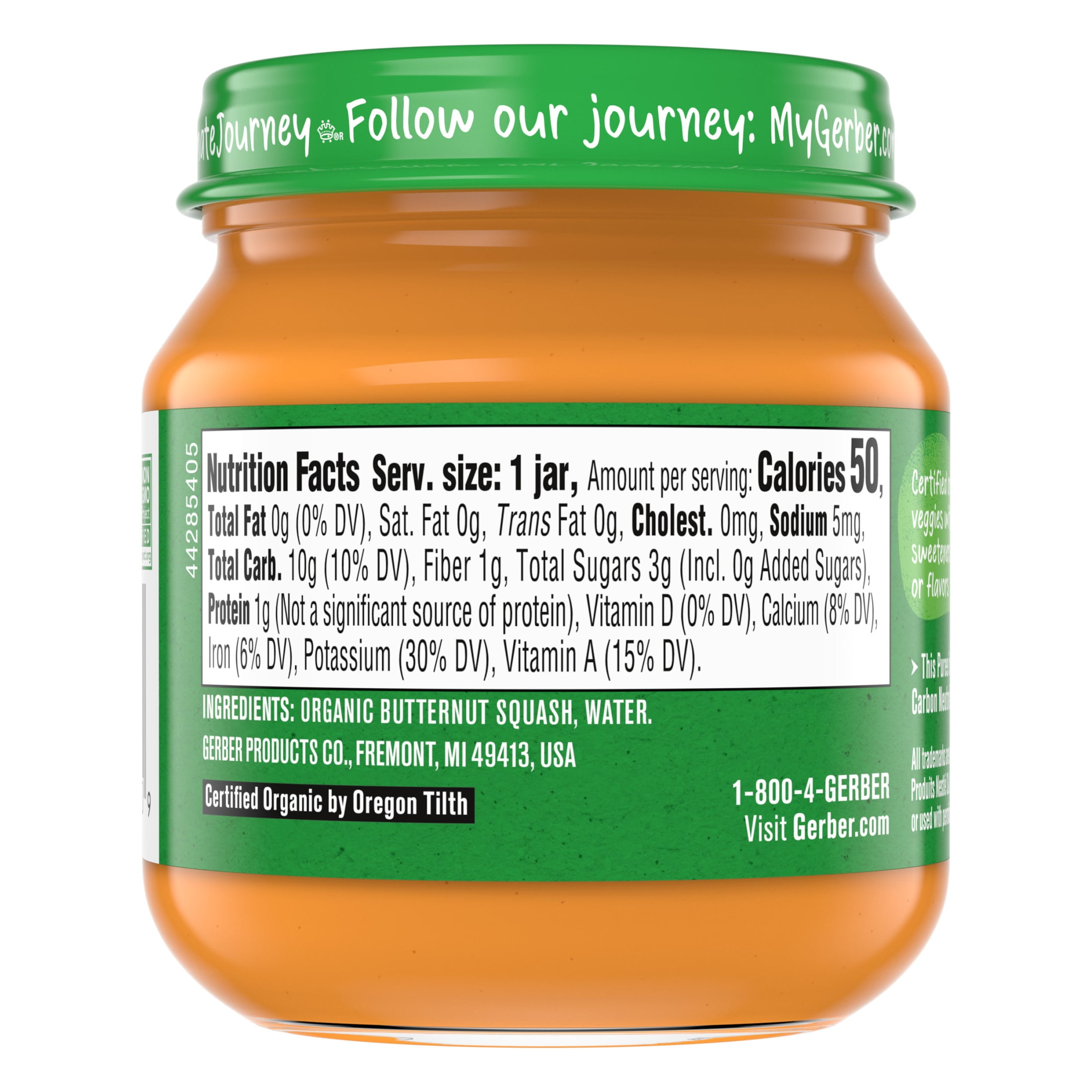 Stage Baby Food Gerber Organic 1st Foods Butternut Squash Baby