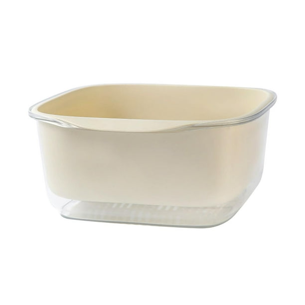 Coladores de cocina, juego de cuencos, colador de alimentos, coladores de doble capa, contenedor, cesta de almacenamiento, cebada, fideos, frutas,