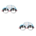 thumbnail image 1 of Ounissouiy Vajilla para niños, cuchara, tenedor, diseño de coche, cuenco para bebé, juego de cubiertos antideslizante sin óxido, cocina de Azul Coche/Cuenco/extraíble 2Conjunto, 1 of 6