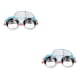 thumbnail image 1 of Moyic Juego de vajilla para niños, cuchara, tenedor, diseño en forma de coche, cuenco para bebé, cubertería gruesa antideslizante, Type7 NO7, 1 of 6