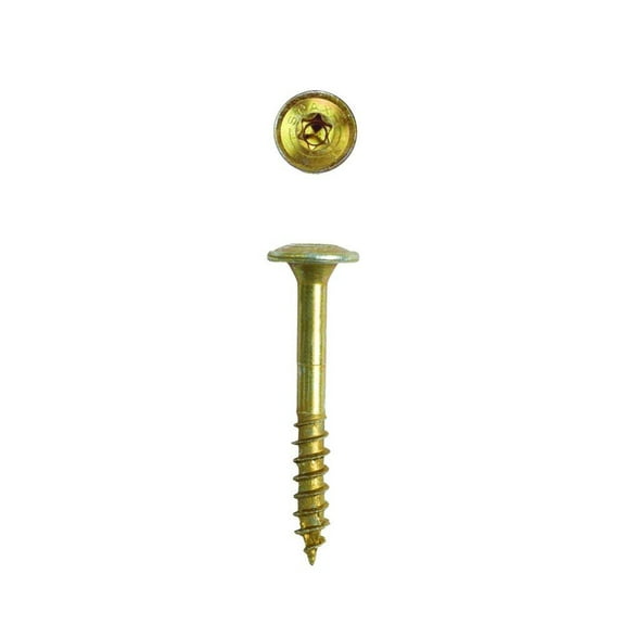 SPAX Interior Wood Screw Torx 8 Wafer Head - Bit Included - Pack of 195, 1.25 In