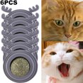 thumbnail image 5 of Pelotas Hierba Gatera Plástico Juguete para Cabeza Perro Suministros (gris Claro) 6 Uds., 5 of 5