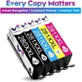 thumbnail image 2 of Cartucho de tinta ONLYU compatible para Canon 280 281, 2 of 2