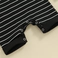 thumbnail image 7 of Bagilaanoe Newborn Baby Boys Summer Jumpsuit Shorts Striped Sleeveless Bodysuit 3M 6M 12M 18M Infant Casual One Piece Romper, 7 of 7
