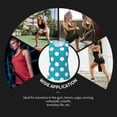 thumbnail image 7 of Fotbe Sky Blue And White Polka Dot Womens Loose Fit Casual Flowy Slim-Fit Tank Tops Athletic Round Neck Trendy Sleeveless Summer Tops for Gym and Yoga-Large, 7 of 7
