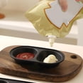 thumbnail image 4 of Bandejas para condimentos con compartimentos | Recipientes multicompartimento para salsas, condimentos y aperitivos | Recipiente de plástico con compartimentos para salsa de soja, mostaza o vinagre, 4 of 6