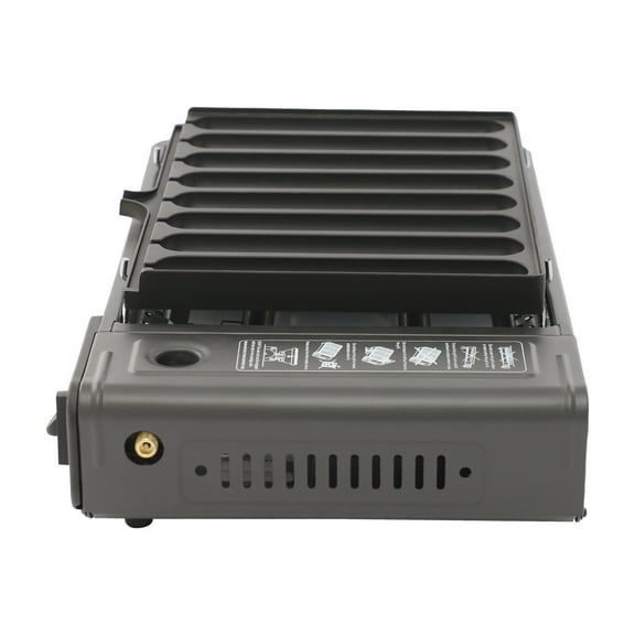 ToppiJoy Tabletop Camping Gas Stove, 2.2KW Butane Stove, Gas Grill Stove with Sausage Grill Plate and Storage Case for Camping Trips, Gatherings, Rvs