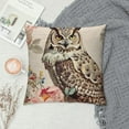 thumbnail image 2 of Shiartex Home Decor Lovely Animals Decorative Throw Pillow Covers Cute Owl with Flower Pillow Covers Square Cushion Case for Sofa Couch,, 2 of 5