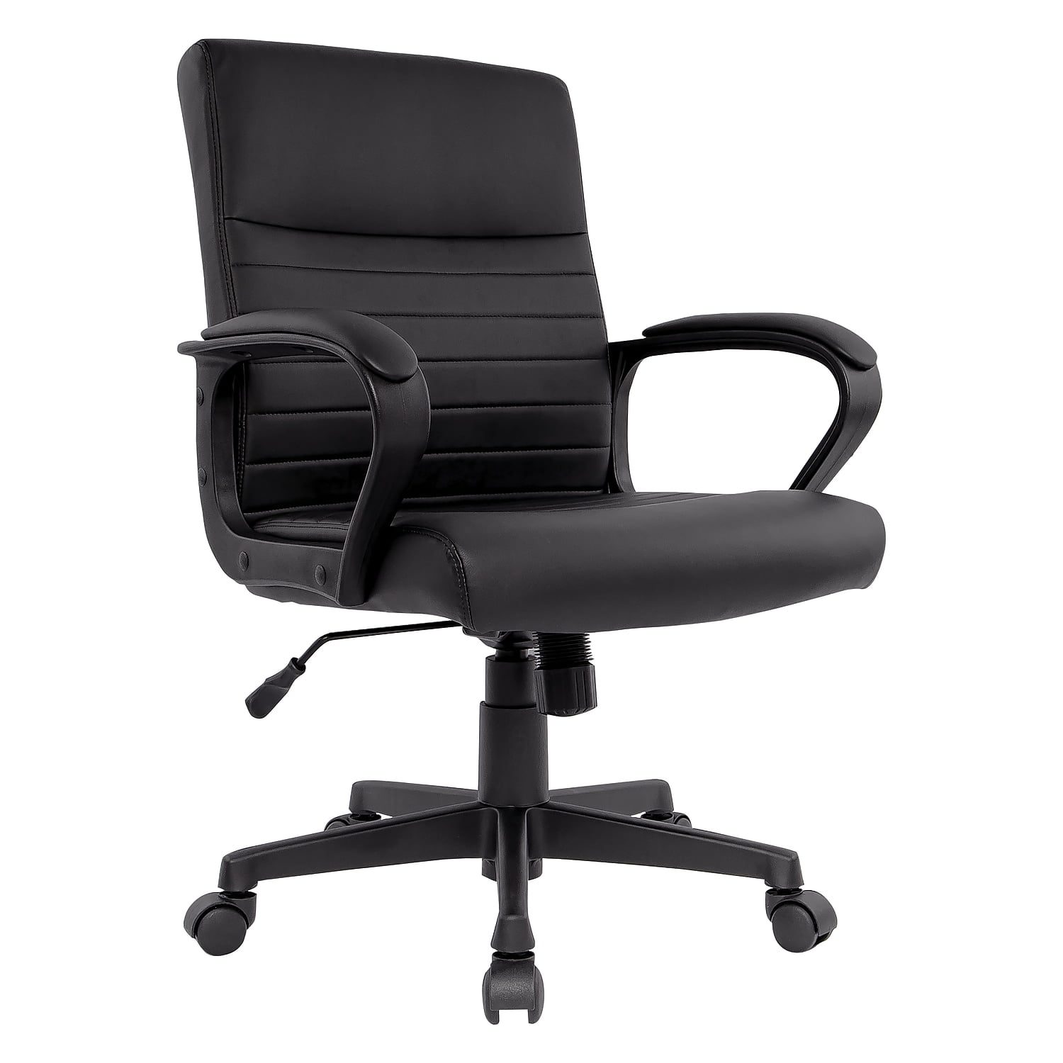 BestOffice Manager's Chair with Lumbar Support  Swivel, 250 lb. Capacity,  Black - Walmart.com