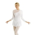 thumbnail image 2 of iEFiEL Women Cutout Back Long Sleeve Figure Skating Dress Ballet Dance Leotard, 2 of 7