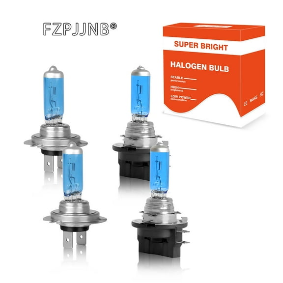 FZPJJNB For Hyundai Azera 2007-2010 Combo H7 H11B Halogen Headlight High&Low Beam Bulbs