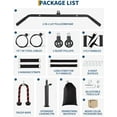 thumbnail image 2 of Pulley System for Home Gym, Cable Weight System Attachments Set with 2 in 1 LAT Pulldown Bar, Tricep Rope, Biceps Curl, Chest Fly Handles for Arm Workouts Fitness Equipment, 2 of 7