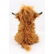 Scottish Highland Cow Plush 11.8 Stuffed Animal Realistic Cow Toys Realistic Soft Stuffed Stuffed Animal Toy, Suitable for Fans, Children, Girls, Boys and Friends