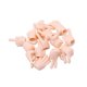 thumbnail image 1 of Mini muñecas a escala 1/12 CUTICAT partes del cuerpo figura de muñeca accesorios de juguete juego rosado Manos móviles de muñeca, 1 of 7