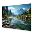 thumbnail image 2 of Designart "Landscape of Yosemite National Park in the USA III" USA Metal Art Print, 2 of 5