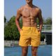 thumbnail image 4 of SAYOO Shorts de playa de cuerda para hombres, shorts de cintura elástica, forro de malla SAYOO moda, 4 of 9