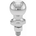 thumbnail image 1 of czcpp-40097 Chrome ATV, UTV, Lawn Tractor Hitch Ball, 2,000 lbs, 2-Inch Diameter, 5/8 x 1-3/4-Inch Shank, 1 of 4
