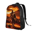thumbnail image 2 of The Mandalorian Universal Travel Laptop Backpack, Lightweight Carry-On Backpack, School Backpack, Book Bag, One Size Black Gift, 2 of 8