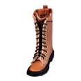 thumbnail image 3 of Botas de acción para muñecas de 1:6, botas de para muñecas femeninas, botas con cordones para figuras de acción de 12 pulgadas, juguete para Marrón, 3 of 10