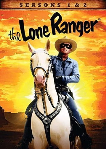 1950's The Lone Ranger and Silver  for Western Rider Hang Tag # 2 type 