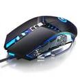thumbnail image 1 of Gaming Mouse Wired [programmable] [breathing Light] Ergonomic Game Usb Computer Mice Rgb Gamer Desktop Laptop Pc Gaming Mouse Matte Black-sound, 1 of 2