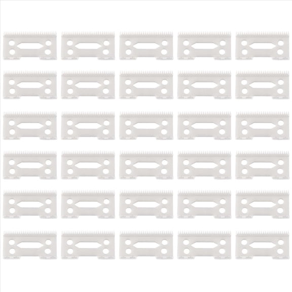 30Pcs 28 Teeth Zirconia Ceramic Clipper Blade for Senior Clipper