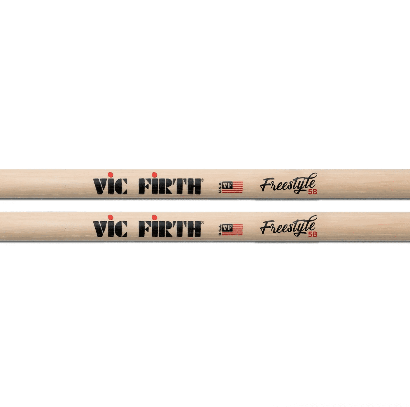 Vic Firth Freestyle 5B Bundle w/ Essentials Red Dot Stick Bag