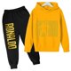 thumbnail image 2 of Conjunto de sudadera con capucha para niños con estampado de Ronaldo 2024, pantalones con capucha de vellón de otoño e invierno, ropa deportiva informal de dos piezas para niños, 2 of 5