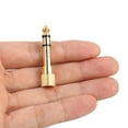 thumbnail image 3 of Convertidor de adaptador de audio Hugo Enchufe de 6,35 Mm a Conector para Auriculares de 3,5 Mm, 3 of 5