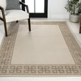 thumbnail image 4 of JONATHAN Y TUSCAN SUN 4 x 6 Area Rug, Athena Geometric Border - Cream/Beige, TSN212A-4, 4 of 9