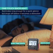 La Crosse Technology Buzz Digital Alarm clock with Vibration and Loud Sound, 617-147