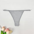 thumbnail image 2 of Xijirk Womens Underwear,Seamless Thong Underwear Sporty Triangle Design Panties Everyday Comfort Style Breathable Soft Fabric,Panties for Women,Light Gray,M, 2 of 4