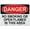Warning Sign 1, variant on Metal Hanging Plate Horizontal Sign NO SMOKING OR OPEN FLAMES IN THIS AREA, Waterproof, Fade and Scratch Resistant, safety signs, equipment Warning signs, etc - DANGER SIGN Style 30x40cm