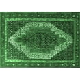 thumbnail image 1 of Ahgly Company Indoor Rectangle Persian Emerald Green Traditional Area Rugs, 8' x 10', 1 of 4