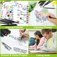 thumbnail image 4 of Yao 12 Colors Journal Planner Pens, Colored Fine Point Markers Drawing Pens Porous Fineliner Pen for Writing Note Taking Calendar Agenda Coloring - Art School Office Supplies, 4 of 6