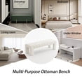 thumbnail image 3 of Velvet End of Bed Bench Upholstered Modern 59" Bedroom Bench for King Bed Bench Tufted Window Bench Comfy Long Ottoman for Living Room/Entry/Indoor, 3 of 7