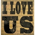 thumbnail image 3 of DiPaolo, Dan 12x12 Black Modern Framed Museum Art Print Titled - I Love Us, 3 of 5